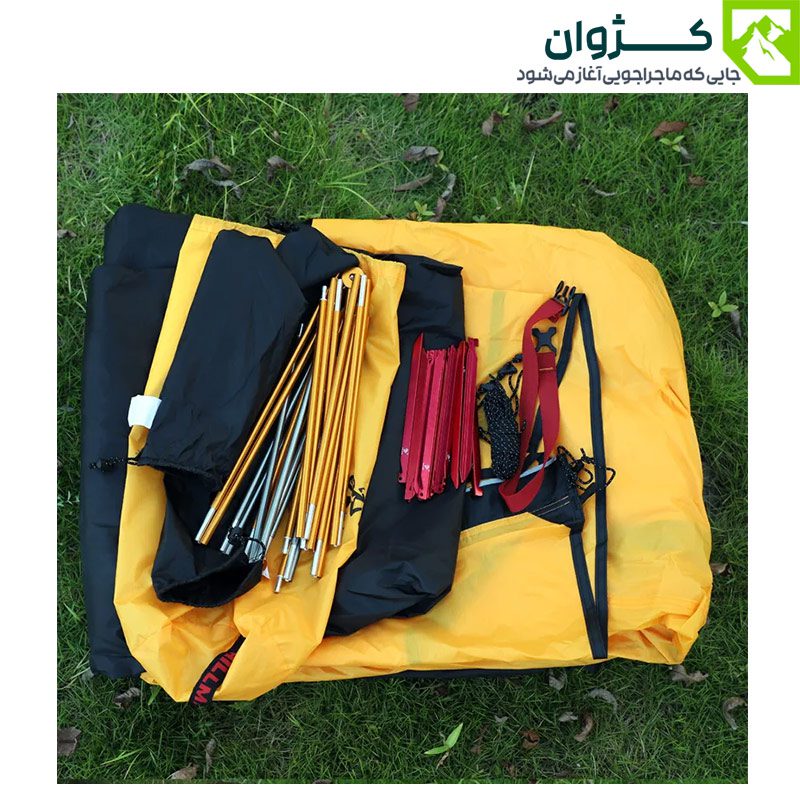 تصویر چادر دو نفره هیلمن مدل آیرو مناسب کمپینگ و طبیعت‌گردی