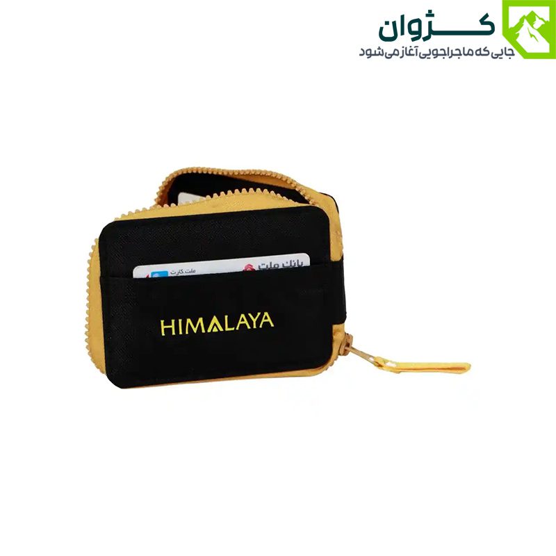 عکس کیف پول چندلایه هیمالیا با جای مخصوص کارت، پاسپورت و اسکناس