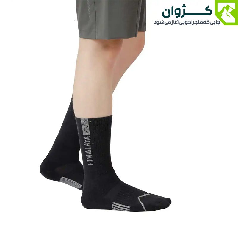 تصویر جوراب ساق‌بلند تابستانه هیمالیا با طراحی تنفسی مناسب کوهنوردی