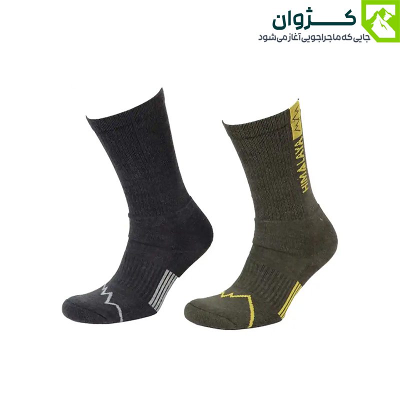 جوراب کوهنوردی سبک و خنک هیمالیا با بافت مقاوم و کشسانی بالا