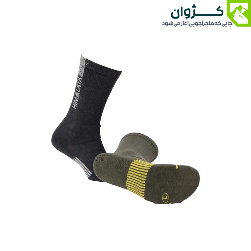 جوراب کوهنوردی سبک و خنک هیمالیا با بافت مقاوم و کشسانی بالا