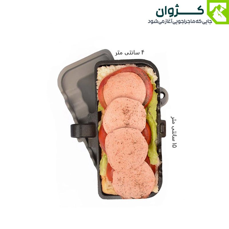 تصویر ساندویچ‌ساز سفری تک‌نفره لایف کمپ مدل 45809 مناسب کمپینگ و طبیعت‌گردی