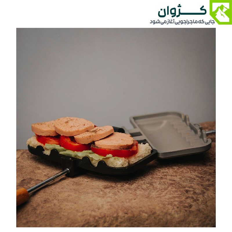 تصویر ساندویچ‌ساز سفری تک‌نفره لایف کمپ مدل 45809 مناسب کمپینگ و طبیعت‌گردی