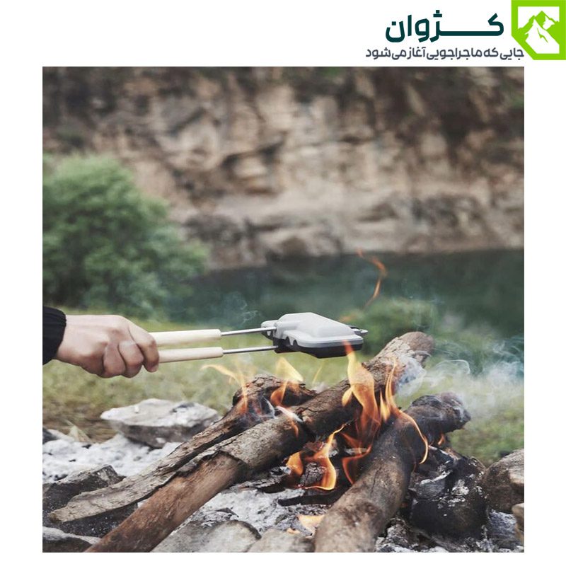 ساندویچ‌ساز فلزی لایف کمپ 45809 با طراحی جمع‌وجور برای استفاده در سفر