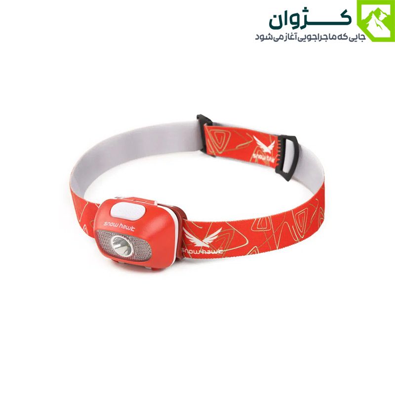 عکس هدلامپ ضدآب اسنوهاک مدل L60H مناسب طبیعت‌گردی، دوچرخه‌سواری و غارنوردی