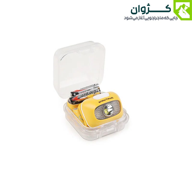چراغ پیشانی اسنوهاک مدل L60H SN-H8112 با بند قابل تنظیم و باتری قابل شارژ