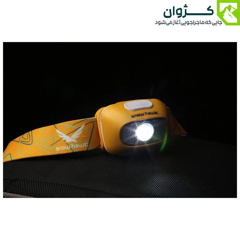 هدلامپ حرفه‌ای Snowhawk L60H با نور قوی و طراحی سبک برای فعالیت‌های فضای باز