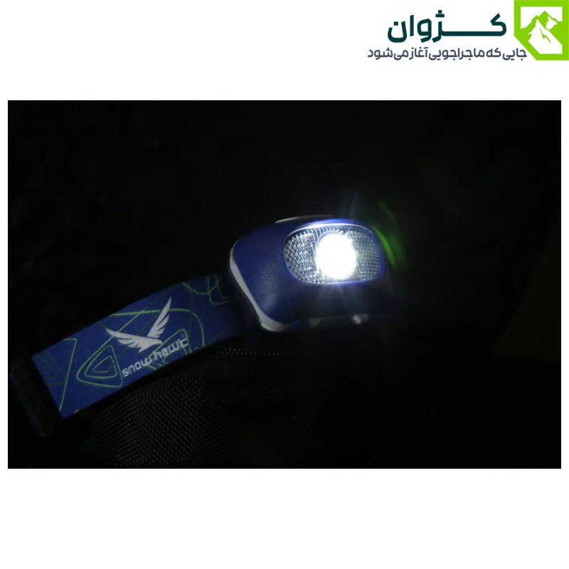 تصویر هدلامپ اسنوهاک مدل L60H کد SN-H8112 مناسب کوهنوردی و کمپینگ شبانه