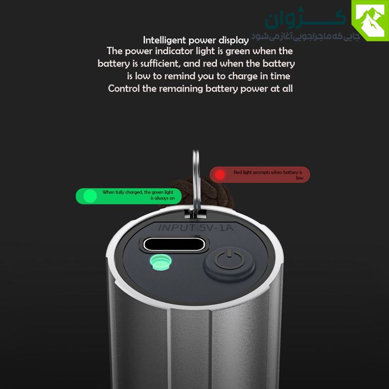 چراغ قوه فرابنفش مدل SD-0512 با بدنه مقاوم و طراحی ارگونومیک