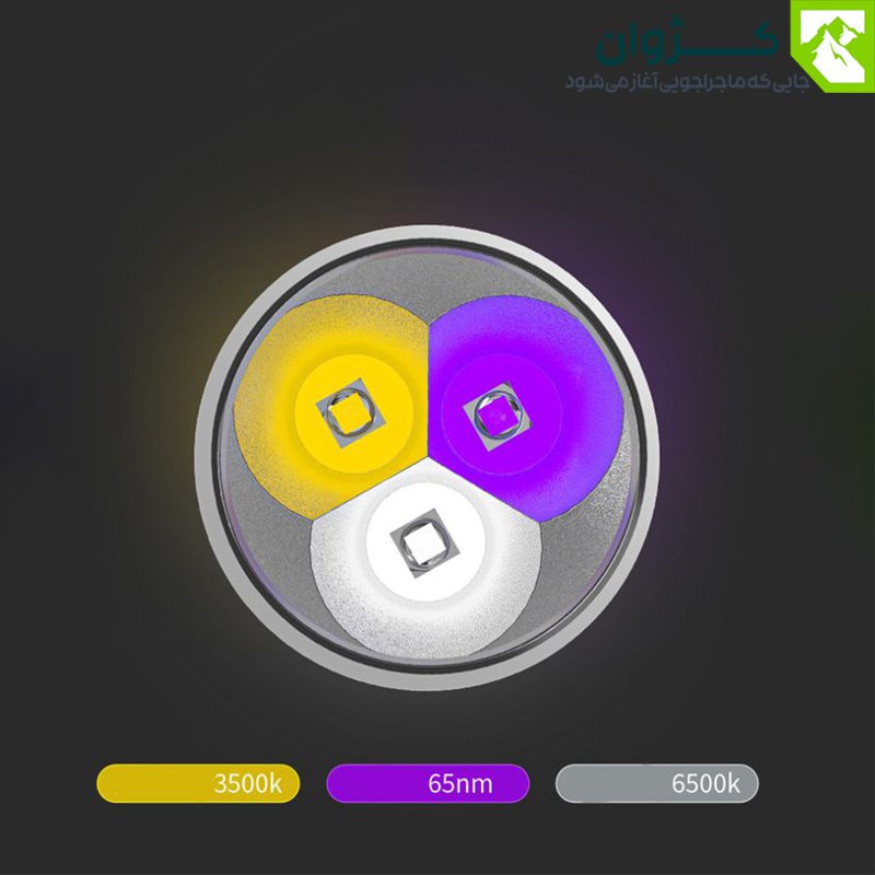 تصویر چراغ قوه یووی مدل SD-0512 برند Smiling Shark مناسب تشخیص لکه و رد حیوانات