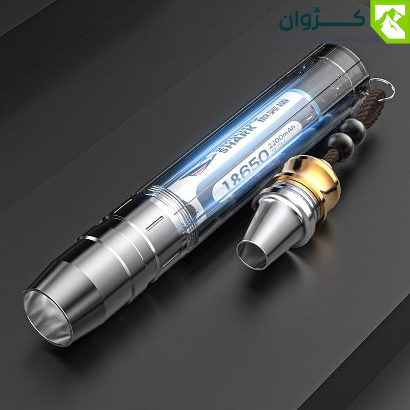 عکس چراغ قوه یووی Smiling Shark SD-0512 مناسب کمپینگ و فعالیت‌های شبانه