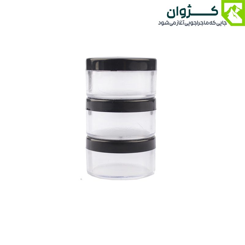 جا ادویه سه‌طبقه لیموکمپ مدل 1113، مناسب حمل انواع ادویه در سفرهای طبیعت‌گردی و آشپزی در کمپ