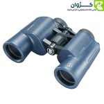دوربین Bushnell H2O در حالت خوابیده با زاویه مورب از چپ، نمایش جزئیات بدنه و روکش ضد لغزش