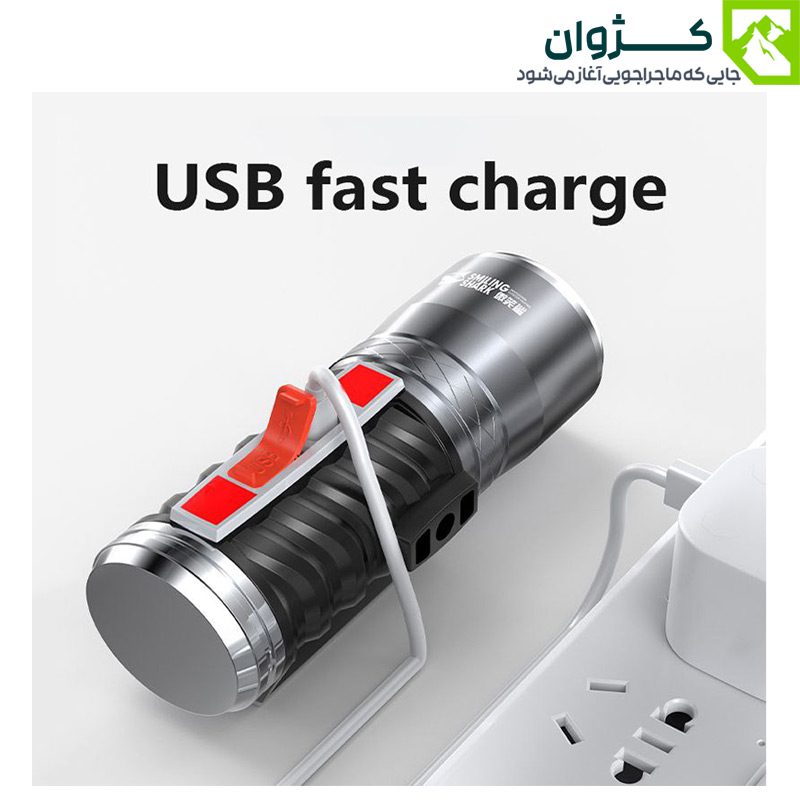 چراغ قوه چندکاره DY-3002 با نور UV برای تشخیص لکه‌ها و سنگ‌های فلورسانس، مناسب سفرهای ماجراجویانه و بررسی محیط