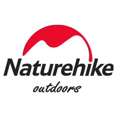 لوگوی برند Naturehike با طراحی منحنی و رنگ قرمز