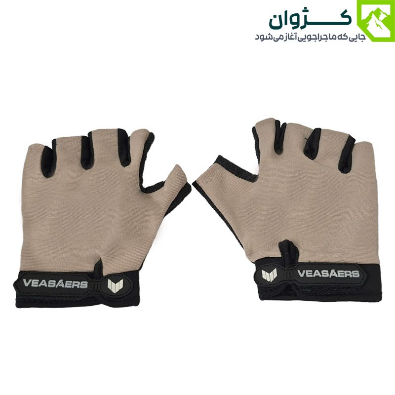 دستکش نیم‌پنجه مقاوم VEASAERS مدل 1102 با رنگ‌بندی متنوع، مناسب برای طبیعت‌گردان، کوهنوردان و علاقه‌مندان به فضای باز