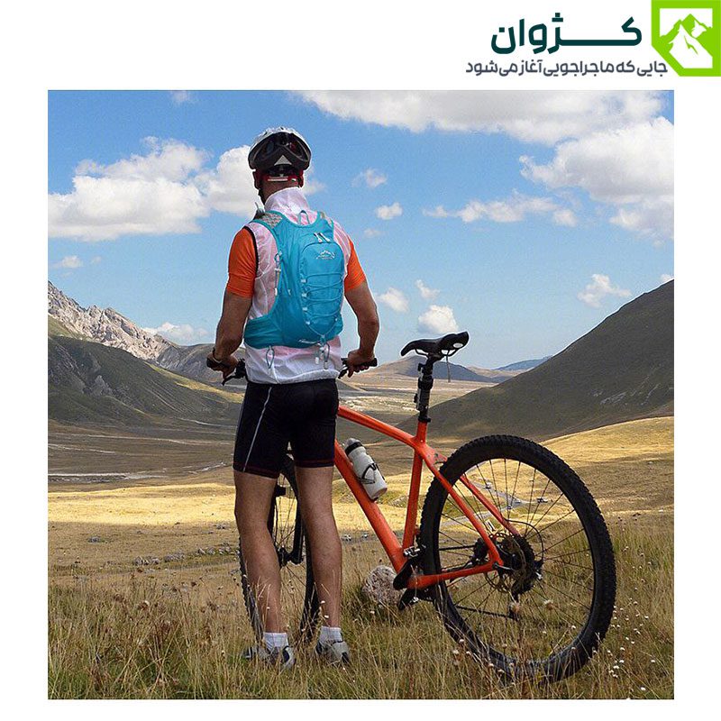 کوله پشتی ورزشی ۱۲ لیتری INOXTO مدل ۵۷۷ مناسب دوچرخه‌سواری کوهستان و سفرهای طبیعت‌گردی