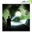 چراغ قوه اسمایلینگ شارک W5168-2 در حال روشن‌سازی جنگل در شب، با پرتو قدرتمند و طراحی حرفه‌ای