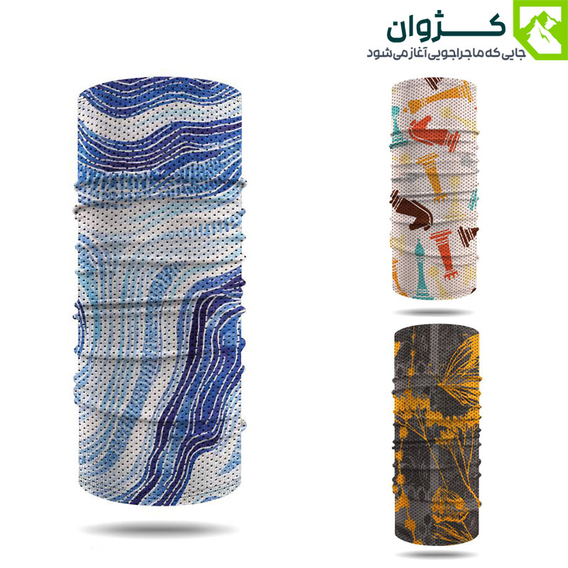 اسکارف تابستانی سوزنی درشت علی باندانا، اسکارف تنفسی