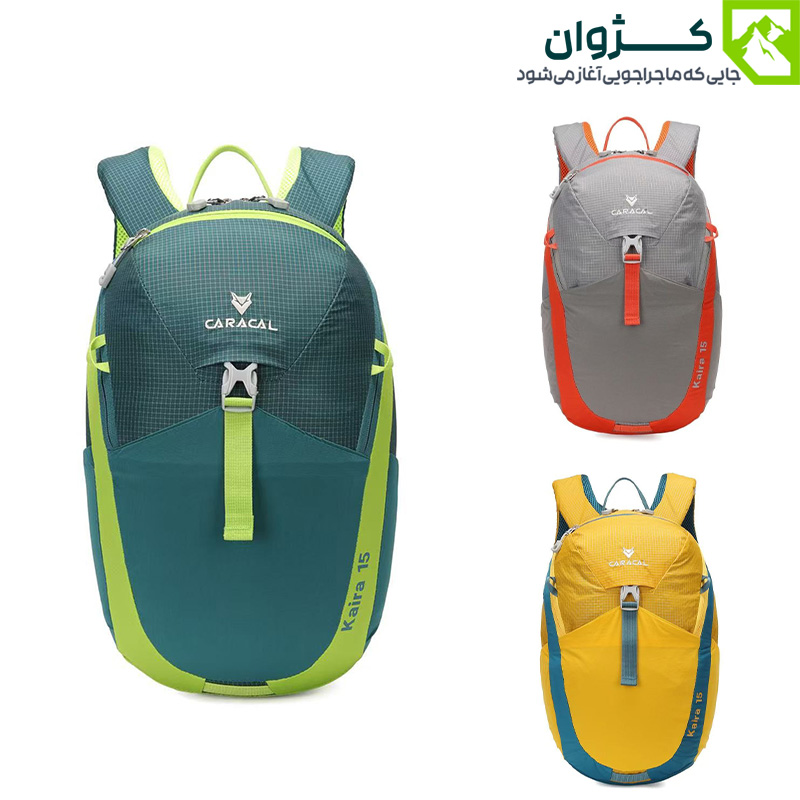 کوله پشتی 15 لیتری کاراکال مدل KAIRA CA-B2403، کوله پشتی کوهنوردی 15 لیتری کاراکال مدل KAIRA CA-B2403، کوله پشتی کوهنوردی 15L کاراکال مدل KAIRA CA-B2403، کوله پشتی کاراکال مدل KAIRA CA-B2403