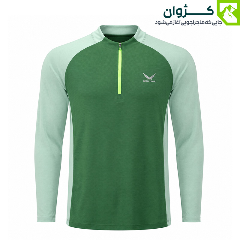 بلوز نیم زیپ مردانه اسنوهاک کد SN-C2171