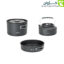 ست ظروف ALOCS کد CW-C77، آشپزی در طبیعت، ظروف کمپینگ، ابزار آشپزی در طبیعت، ظروف پخت و پز در طبیعت، ظروف پخت و پز سفری، ظروف مسافرتی